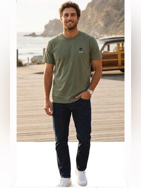 Katin Men’s Olive Crew Neck Short Sleeve Tee